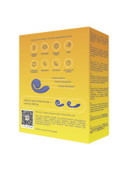 SNAIL VIBE GIZI LITE VIBRADOR DUAL PUNTO G Y CLITORIS MORADO