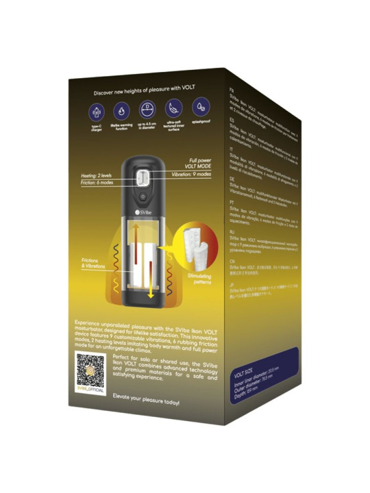 SNAIL VIBE IKON VOLT MASTURBADOR EFECTO CALOR Y FRICCION