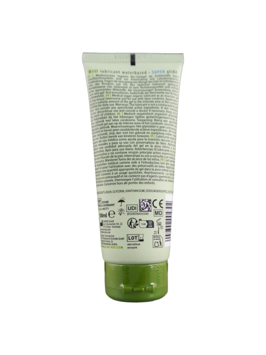 HOT BIO LUBRICANT LUBRICANTE BIO BASE AGUA SUPERGLIDE 100 ML