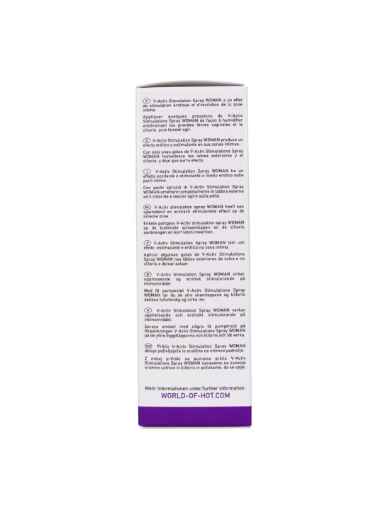 HOT V ACTIV SPRAY ESTIMULANTE PARA MUJER 50 ML