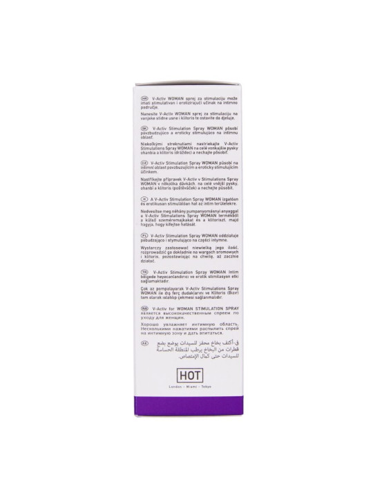 HOT V ACTIV SPRAY ESTIMULANTE PARA MUJER 50 ML