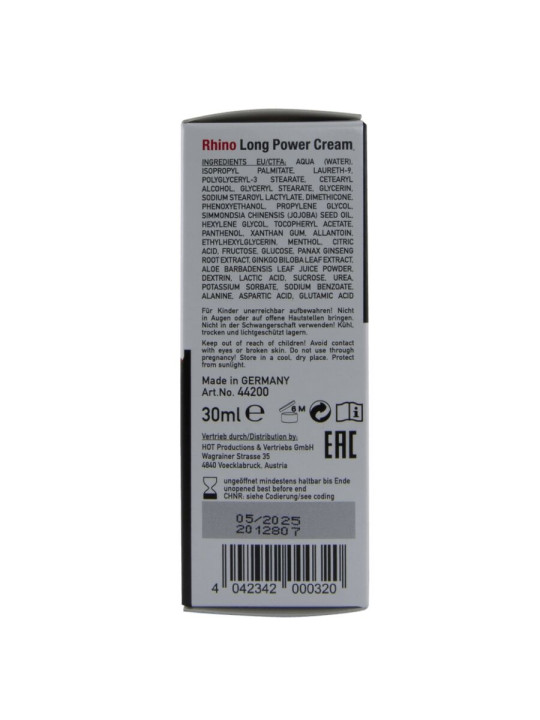 HOT RHINO LONG POWER CREMA 30 ML