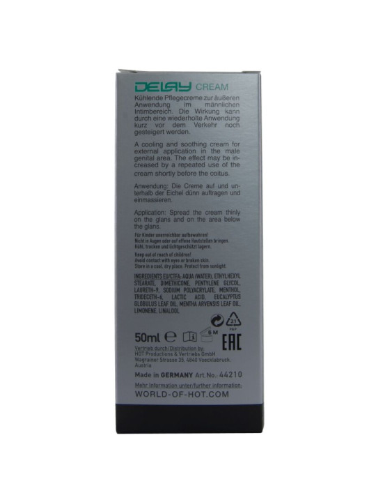 HOT CREMA RETARDANTE 50 ML
