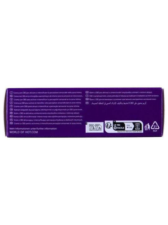 HOT CREMA PARA VULVA CON CBD 50 ML