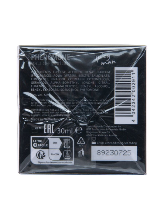 HOT PERFUME CON FEROMONAS MIAMI SPICY HOMBRE 30 ML