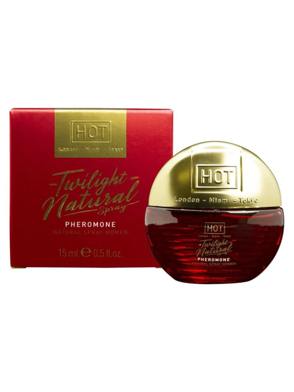HOT TWILIGHT NATURAL CON FEROMONAS MUJER 15 ML