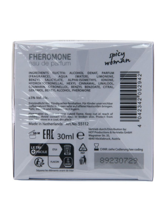 HOT PERFUME CON FEROMONAS MIAMI SPICY MUJER 30 ML