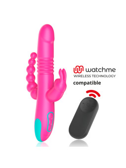 HAPPY LOKY DONALD TRIPLE ESTIMULACION ANAL PUNTO G CLITORIS MANDO CONTROL REMOTO WATCHME