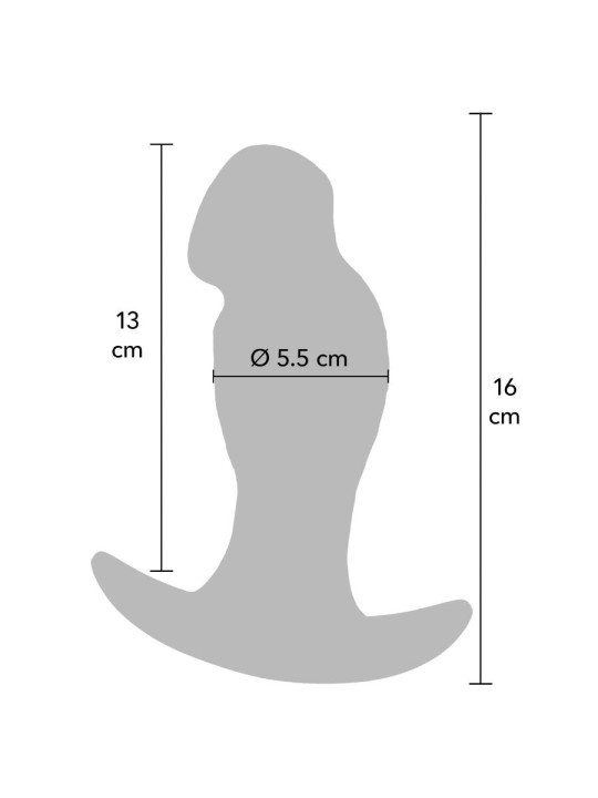 HIDDEN DESIRE INFERNO PLUG ANAL REALISTICO 16 CM
