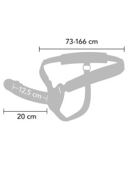 HIDDEN DESIRE INFERNO STRAP ON FUNDA PARA PENE 20 CM