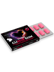 WUG Climax 1 X 8 UDS Chicle funcional con Maca Damiana y Ginseng para potenciar el deseo y la vitalidad intima