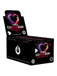WUG Climax DISPLAY 12 X 8 UDS Chicle funcional con Maca Damiana y Ginseng para potenciar el deseo y la vitalidad intima