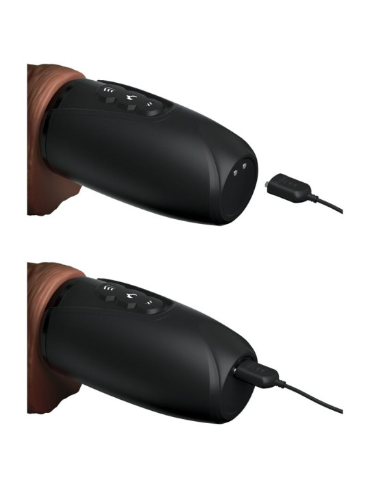 CONSOLADOR VIBRADOR CALEFACTABLE KING COCK PLUS DE LA MARCA KING COCK PLUS