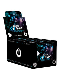 WUG Off Gum DISPLAY 12 X 8 UDS El chicle funcional que te ayuda a relajarte y dormir mejor