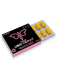 WUG LIBID WOMAN 1 X 8 UDS Chicle funcional con Maca Ginseng Femenino y Zinc para potenciar la vitalidad femenina 8 UNIDADES