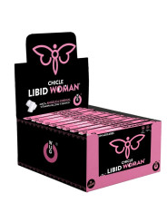 WUG LIBID WOMAN DISPLAY 12 X 8 UDS Chicle funcional con Maca Ginseng Femenino y Zinc para potenciar la vitalidad femenina
