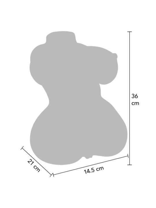 HIDDEN DESIRE JUICY DOUBLE D MASTURBADOR VAGINA Y ANO 5 KG