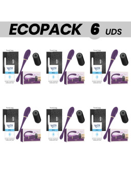 ECOPACK 6 UDS TREASURE MERLIN DOUBLE COUPLE VIBRATOR CONTROL REMOTO