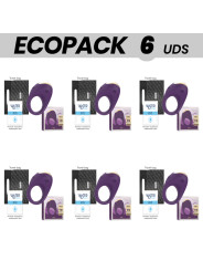 ECOPACK 6 UDS TREASURE ROBIN VIBRATING RING COMPATIBLE CON WATCHME WIRELESS TECHNOLOGY
