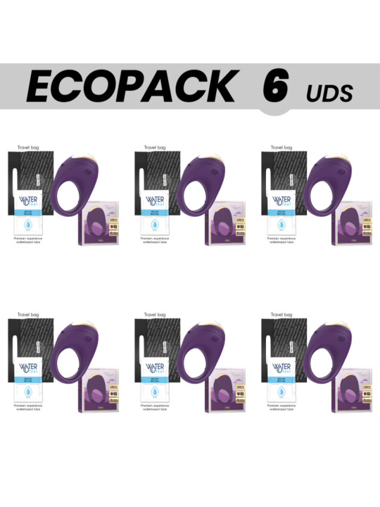 ECOPACK 6 UDS TREASURE ROBIN VIBRATING RING COMPATIBLE CON WATCHME WIRELESS TECHNOLOGY