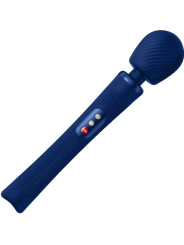 FUN FACTORY VIM WAND RUMBLE VIBRADOR RECARGABLE SILICONA AZUL MEDIANOCHE