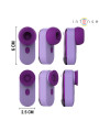 INTENSE SABRINA TRAVEL SET ESTIMULADOR DE CLITORIS VIOLETA