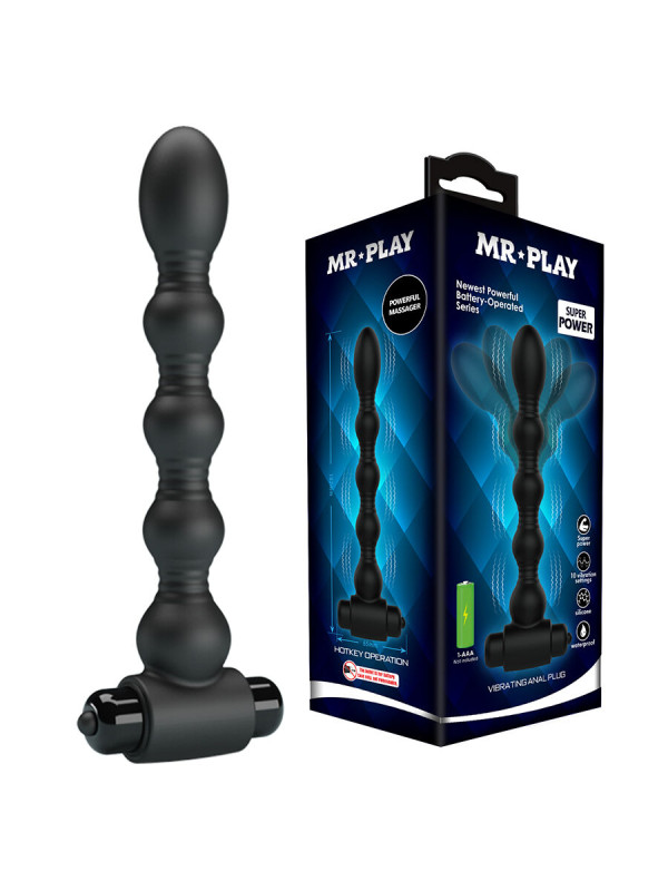 MR PLAY MASAJEADOR PLUG ANAL CON VIBRACION