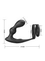 MR PLAY ANILLO PARA PENE CON PLUG ANAL CON VIBRACION CONTROL REMOTO