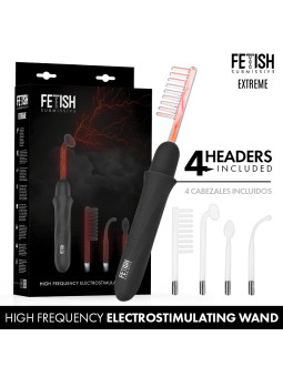 FETISH SUBMISSIVE VIBRADOR WAND ELECTROESTIMULACION ALTA FRECUENCIA