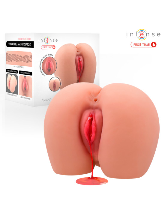 INTENSE FIRST TIME ARIANA VAGINA VIBRADORA VIRGEN CON HIMEN Y SANGRADO