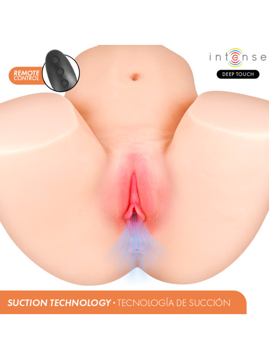 INTENSE DEEP TOUCH JULIA MASTURBADOR VAGINA CON EFECTO SUCCION CALOR VIBRACION Y VOZ CON CONTROL REMOTO 9 KG