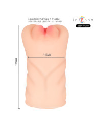 INTENSE DEEP TOUCH KRISTA MASTURBADOR VAGINA CON EFECTO SUCCION VIBRACION Y VOZ 12 KG