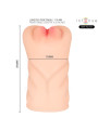 INTENSE DEEP TOUCH KRISTA MASTURBADOR VAGINA CON EFECTO SUCCION VIBRACION Y VOZ 12 KG