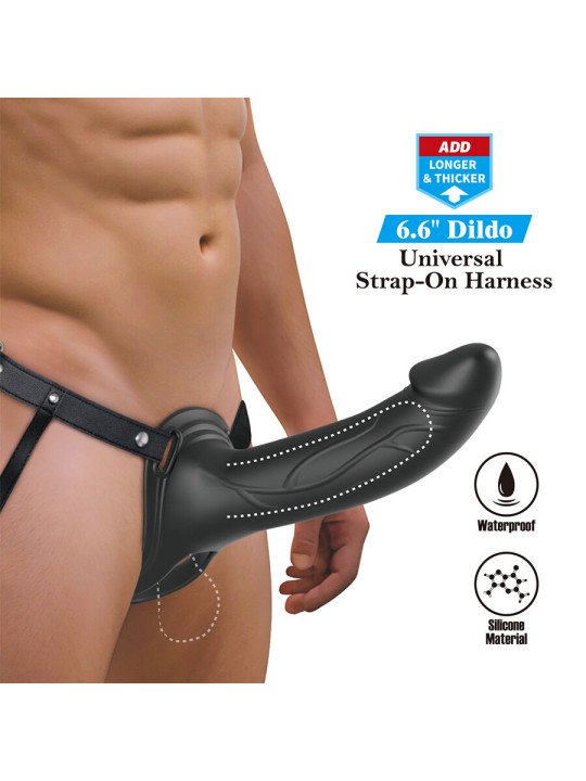 PRETTY LOVE LANDON STRAP ON CON VIBRACION NEGRO