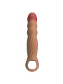 PRETTY LOVE FUNDA PARA PENE TEXTURIZADA CON VIBRACION Y CONTROL REMOTO