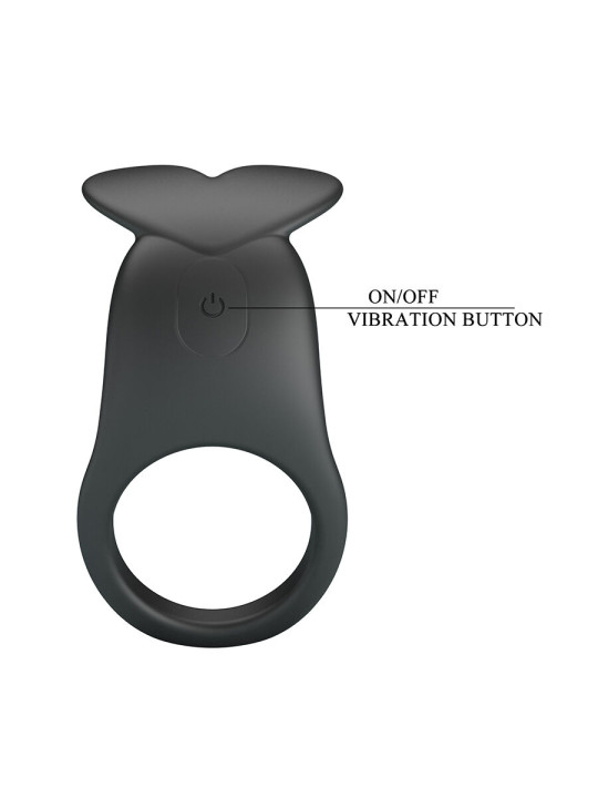 PRETTY LOVE CARLTON ANILLO PARA PENE CON ESTIMULADOR DE CLITORIS