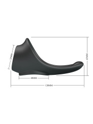 CRAZY BULL ZADOK ANILLO ERGONOMICO CON ESTIMULADOR DE PERINE