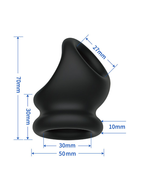 CRAZY BULL OBERON ANILLO DE SOPORTE PARA PENE Y TESTICULOS