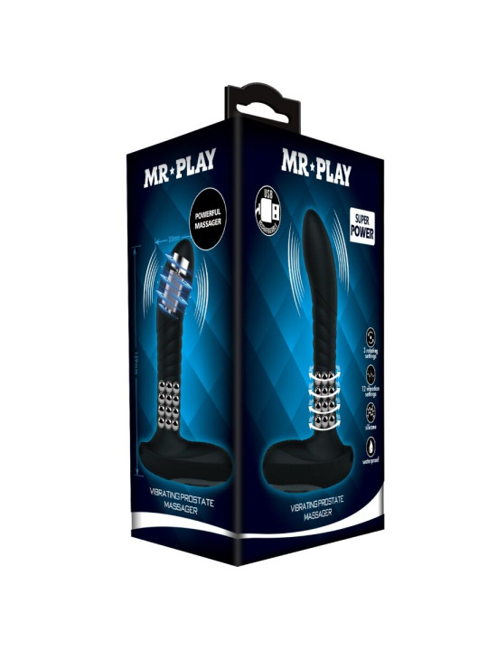 MR PLAY MASAJEADOR PROSTATICO CON ROTACION Y VIBRACION