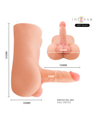 INTENSE DEEP TOUCH DAMIEN TORSO CON DILDO REALISTICO CON EMPUJE Y VIBRACION CONTROL REMOTO 35 KG