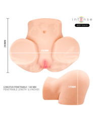 INTENSE DEEP TOUCH GINGER MASTURBADOR VAGINA CON EFECTO SUCCION CALOR VIBRACION Y VOZ CON CONTROL REMOTO 53 KG