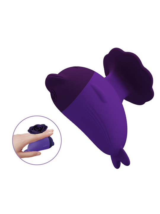 PRETTY LOVE DOLPHIN MINI VIBRADOR CON SUJECION
