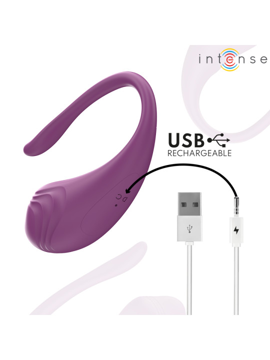 INTENSE OLIVIA HUEVO VIBRADOR MORADO CONTROL REMOTO