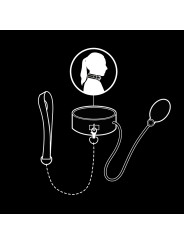 FETISH SUBMISSIVE BONDAGE COLLAR BONDAGE INFLABLE CON TIRADOR