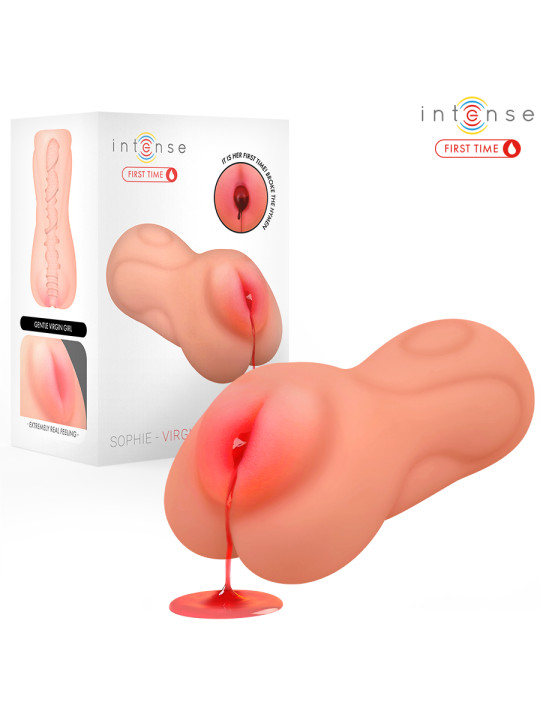 INTENSE FIRST TIME SOPHIE VAGINA VIRGEN CON HIMEN Y SANGRADO