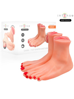 INTENSE DEEP TOUCH GABBIE MASTUBADOR DE DOS PIEZAS EN FORMA DE PIE