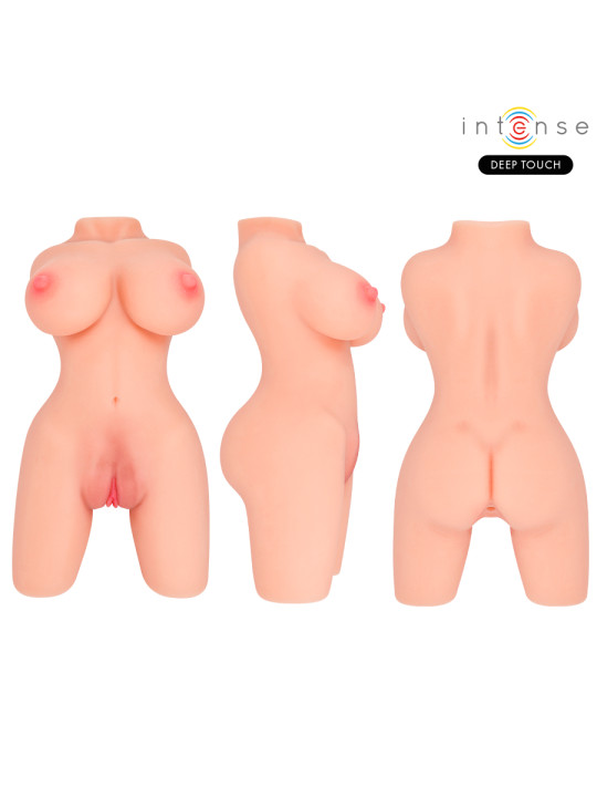 INTENSE DEEP TOUCH JESSE TORSO MASTURBADOR MULTIPOSICION DOBLE VAGINA ANO