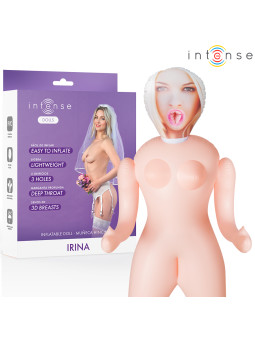 INTENSE DOLLS IRINA MUNECA HINCHABLE CON TRES ORIFICIOS