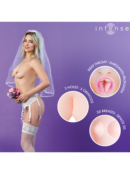INTENSE DOLLS IRINA MUNECA HINCHABLE CON TRES ORIFICIOS