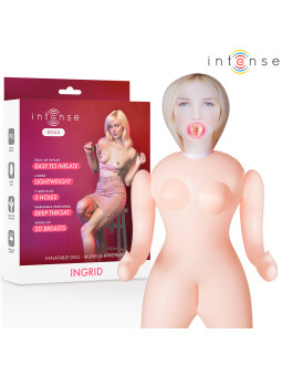 INTENSE DOLLS INGRID MUNECA HINCHABLE CON TRES ORIFICIOS